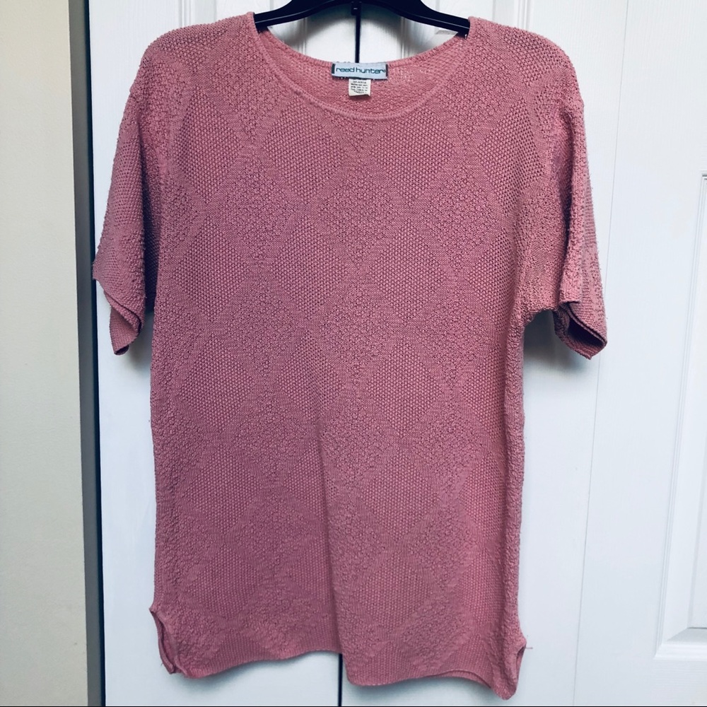 📦Reed Hunter gently used short sleeve knit tunic-